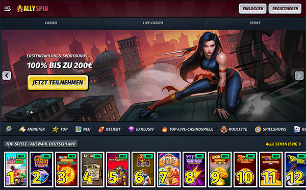 Allyspin Casino Deutschland