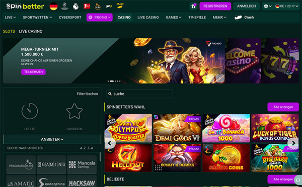 SpinBetter Casino Deutschland